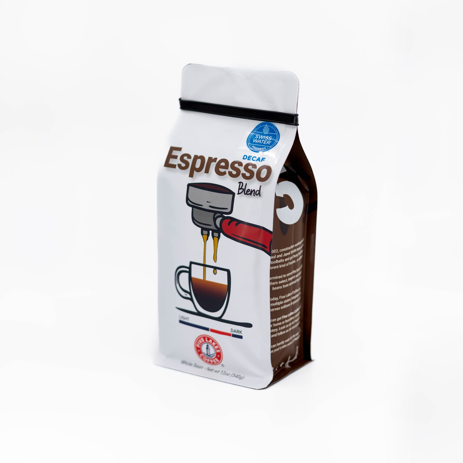 Decaf Espresso Blend | SWISS WATER® Coffee – fivelakes