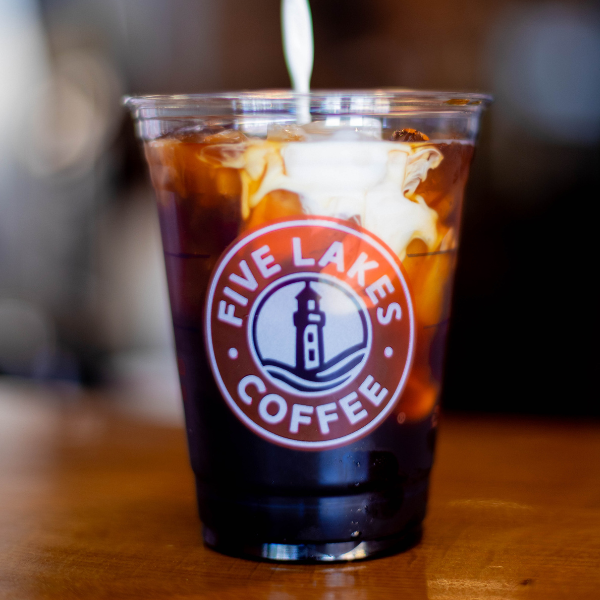Five Lakes freshly roasted coffee